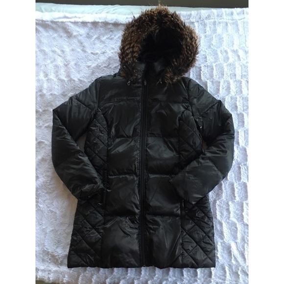 Bass Duck Down Knit Back Puffer Jacket - Picture 1 of 6